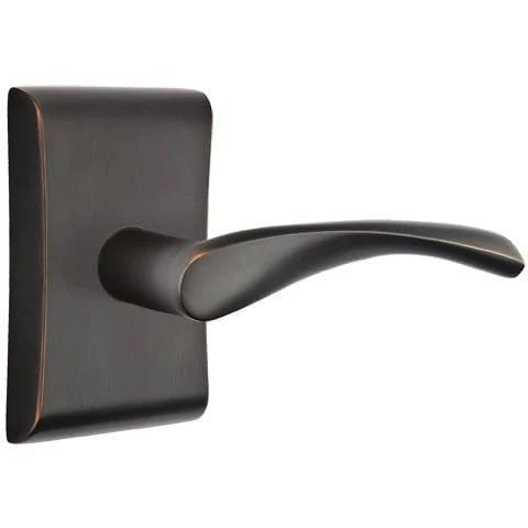 Emtek Triton Lever With Neos Rosette in Oil Rubbed Bronze finish