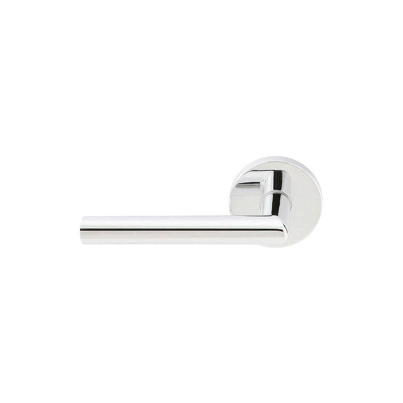 Emtek Stuttgart Lever With Disk Rosette in Polished Chrome finish