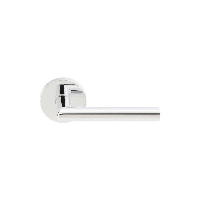 Emtek Stuttgart Lever With Disk Rosette in Polished Chrome finish