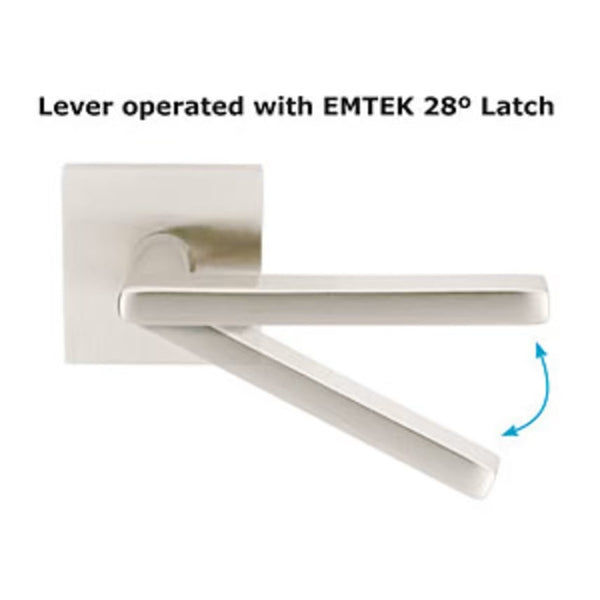 Emtek Emtek Lever 28 Degree Latch Upgrade in finish