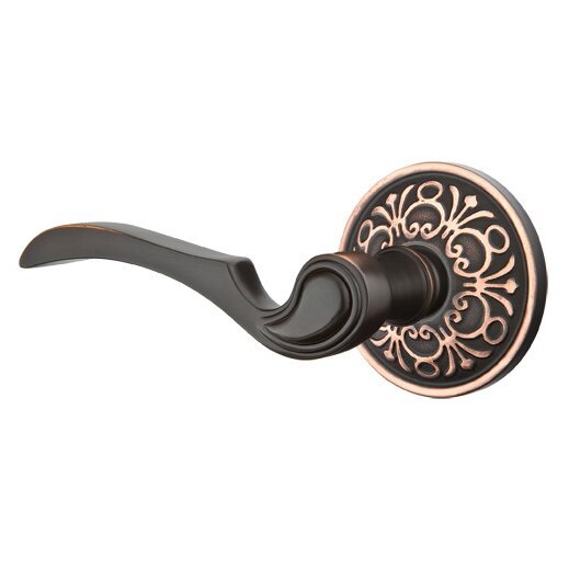 Emtek Coventry Lever With Lancaster Rosette in Oil Rubbed Bronze finish