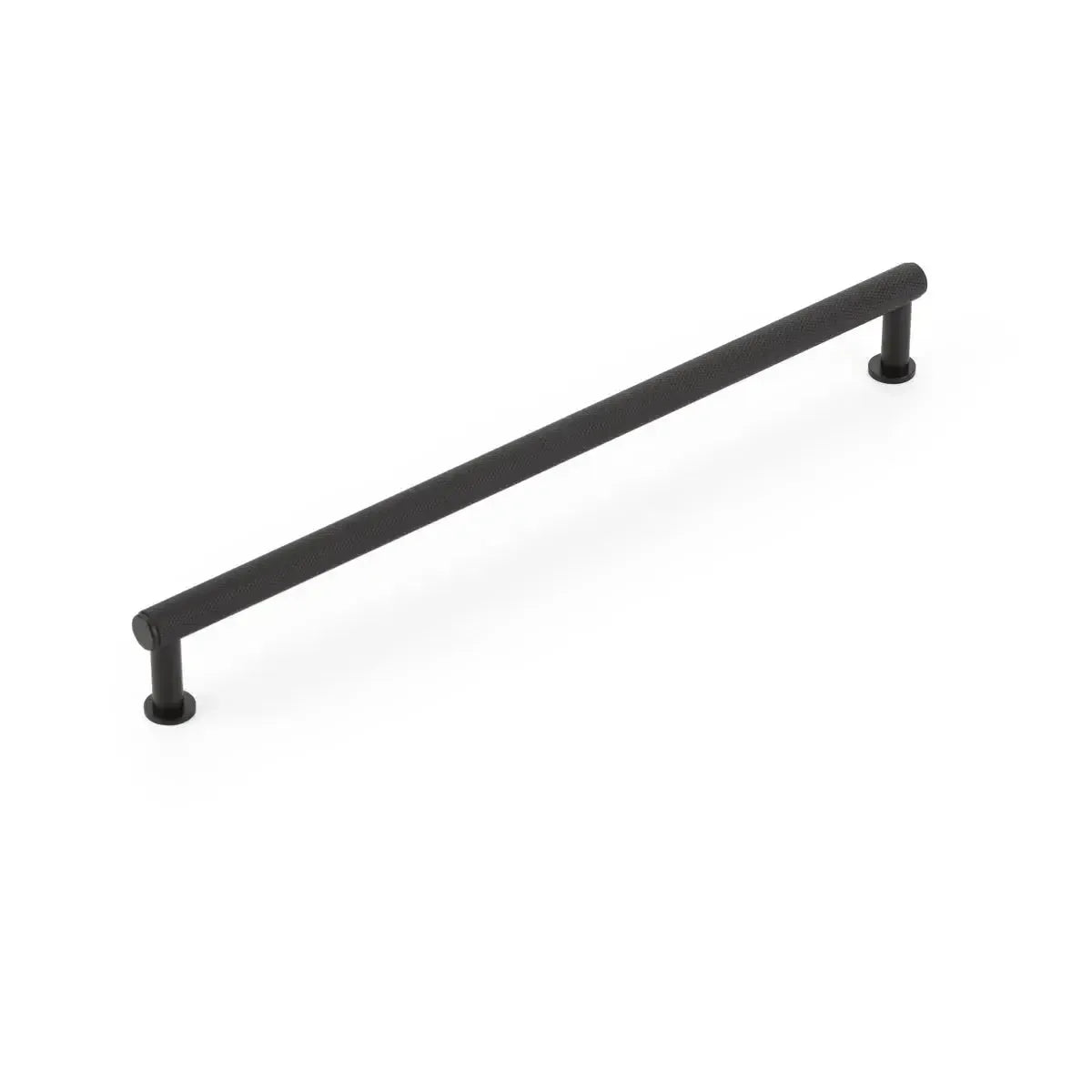 Pub House Knurled Cabinet Pull Matte Black