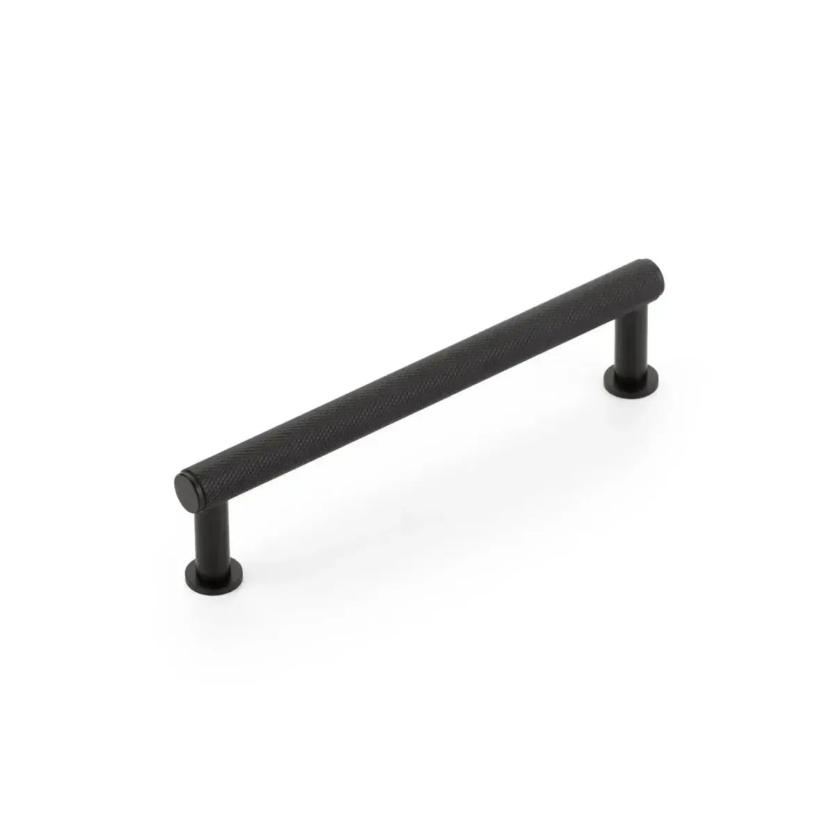 Pub House Knurled Cabinet Pull Matte Black