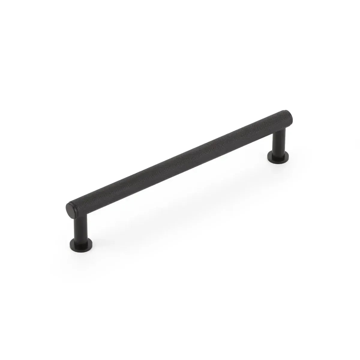 Pub House Knurled Cabinet Pull Matte Black