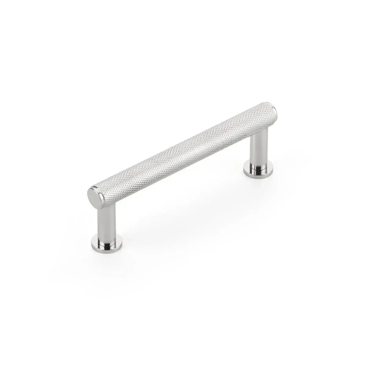 Pub House Knurled Cabinet Pull Polished Chrome