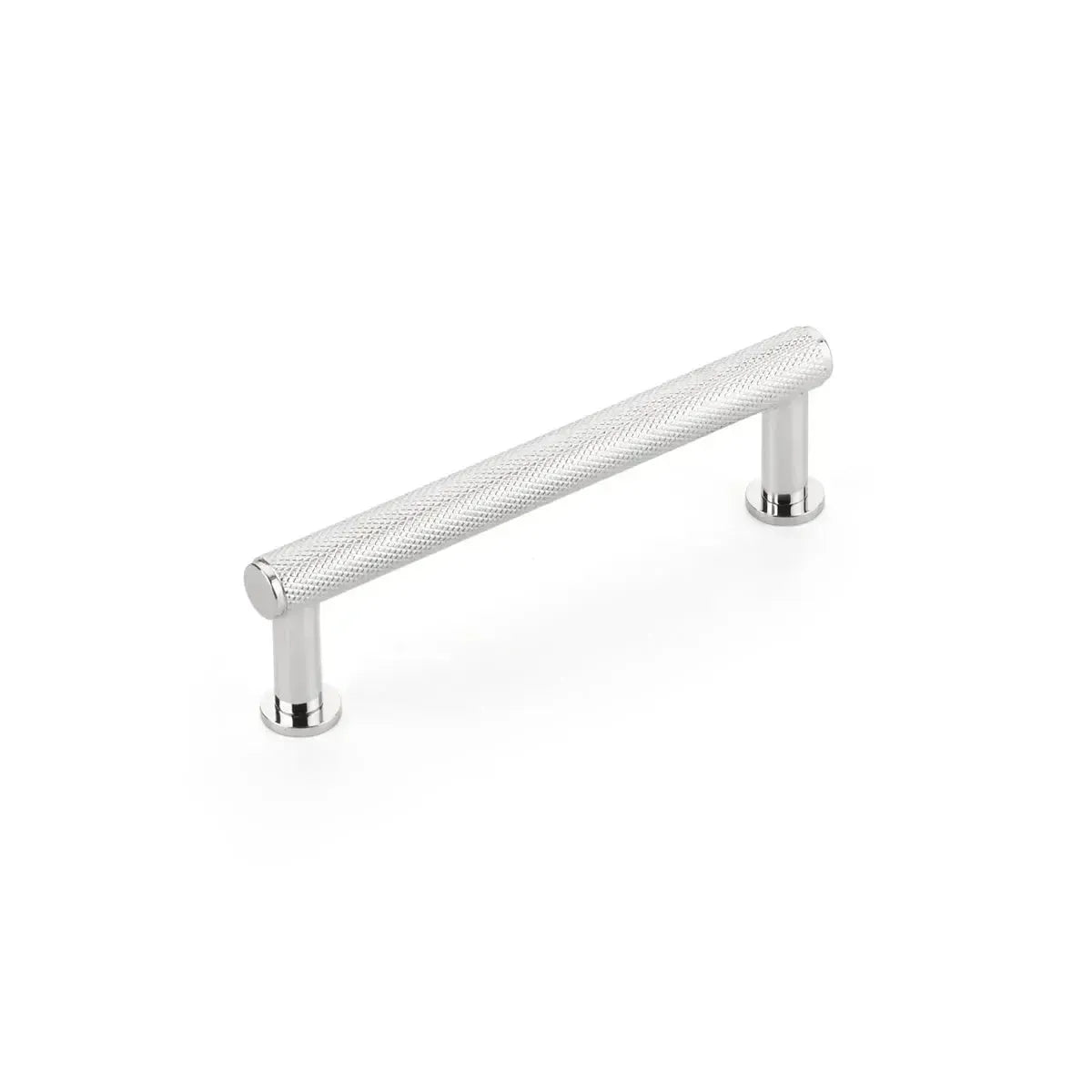 Pub House Knurled Cabinet Pull Polished Chrome