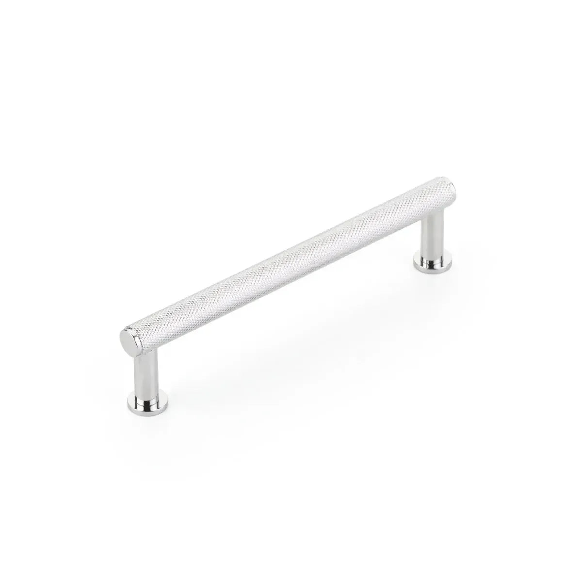 Pub House Knurled Cabinet Pull Polished Chrome