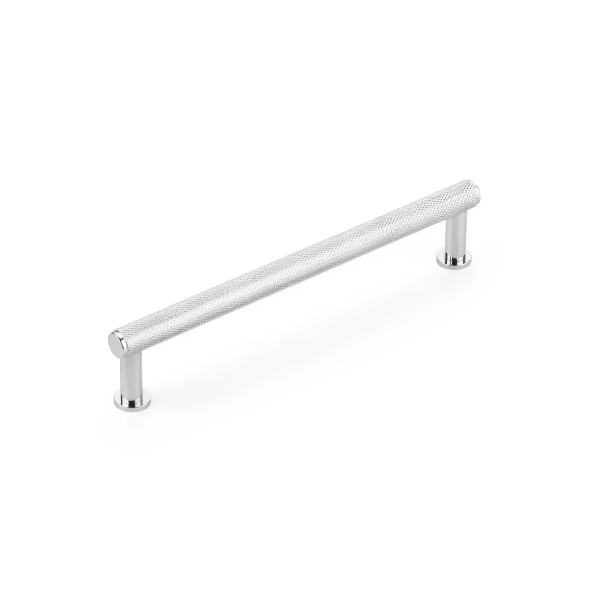 Pub House Knurled Cabinet Pull Polished Chrome