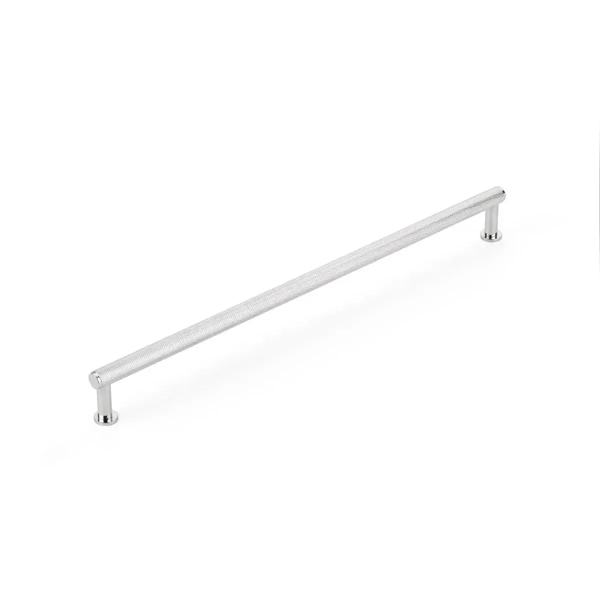 Pub House Knurled Cabinet Pull Polished Chrome