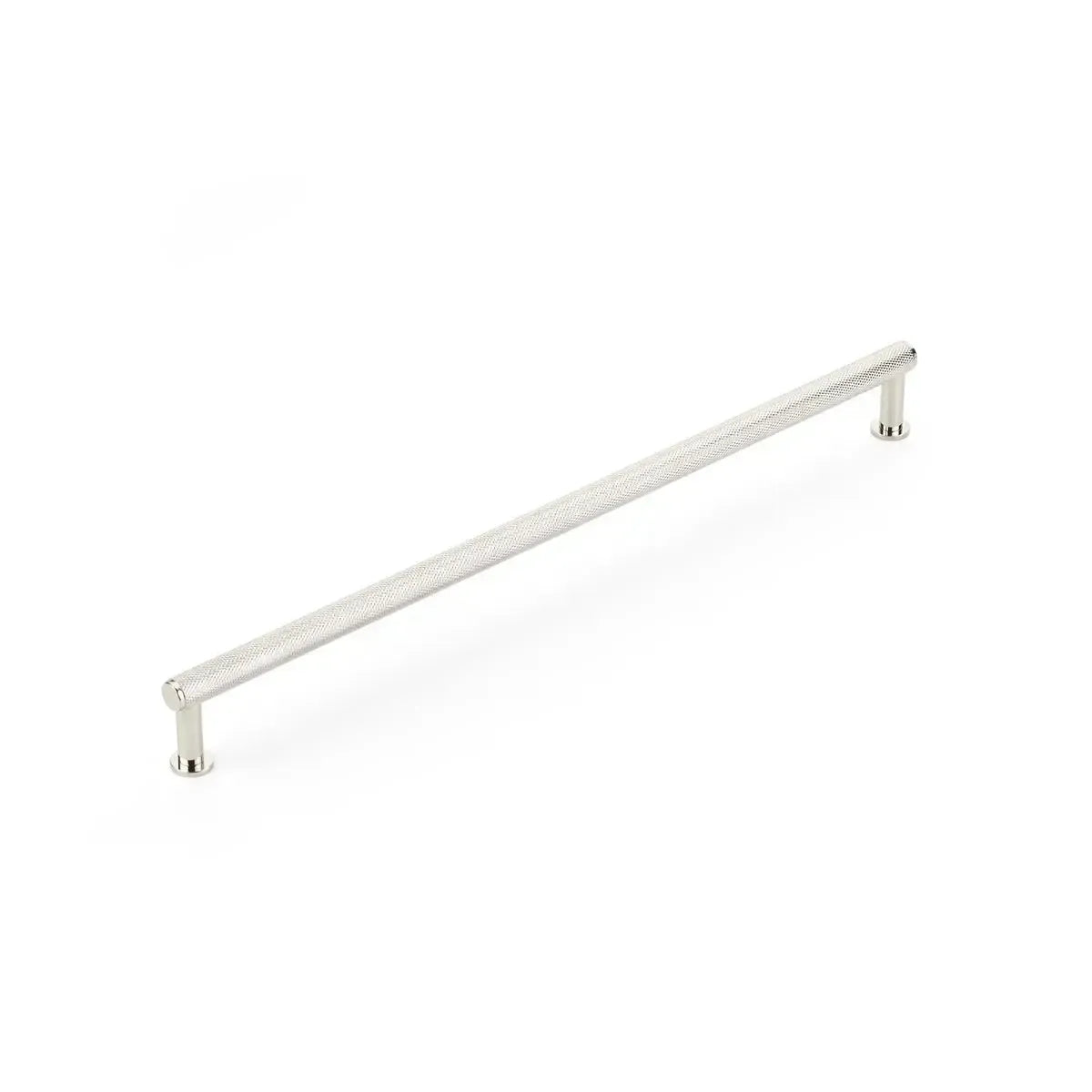 Pub House Knurled Cabinet Pull Polished Nickel