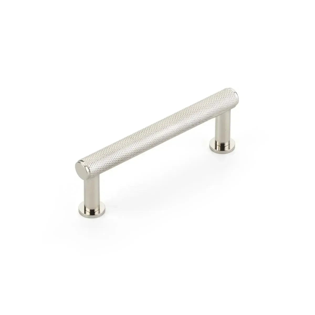 Pub House Knurled Cabinet Pull Polished Nickel