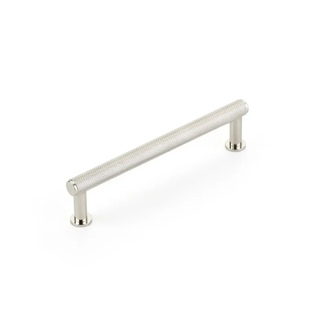 Pub House Knurled Cabinet Pull Polished Nickel