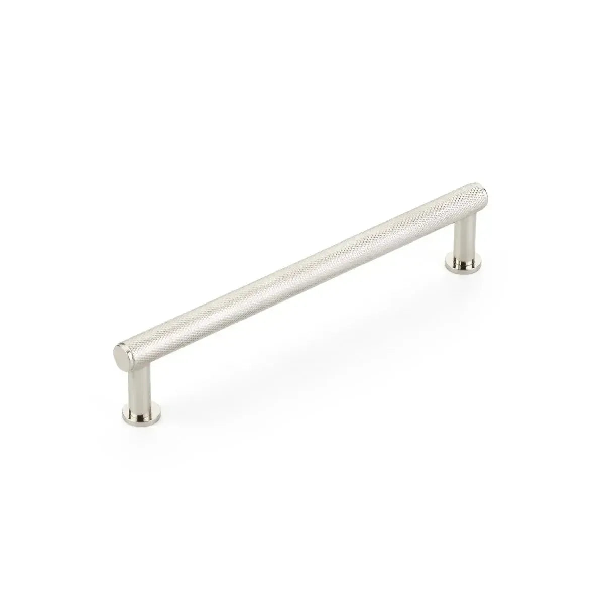 Pub House Knurled Cabinet Pull Polished Nickel
