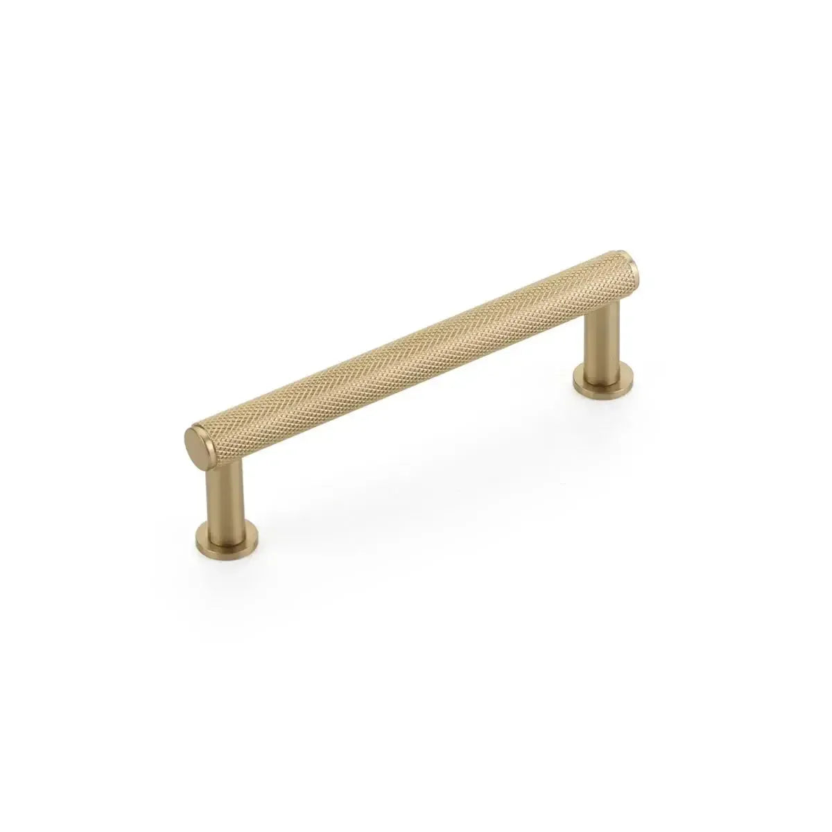 Pub House Knurled Cabinet Pull Signature Satin Brass