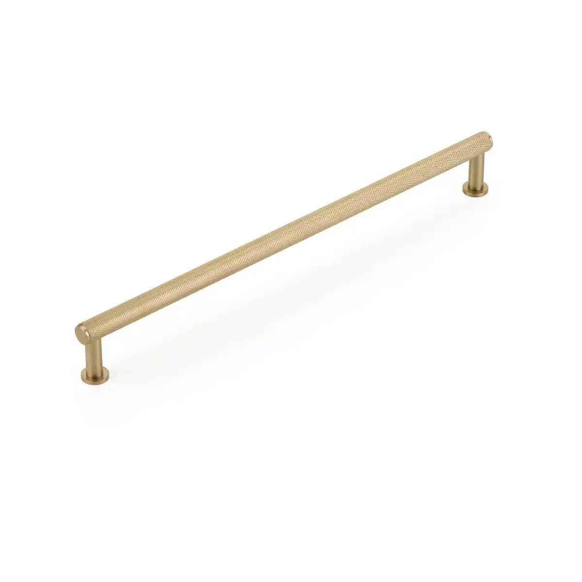 Pub House Knurled Cabinet Pull Signature Satin Brass