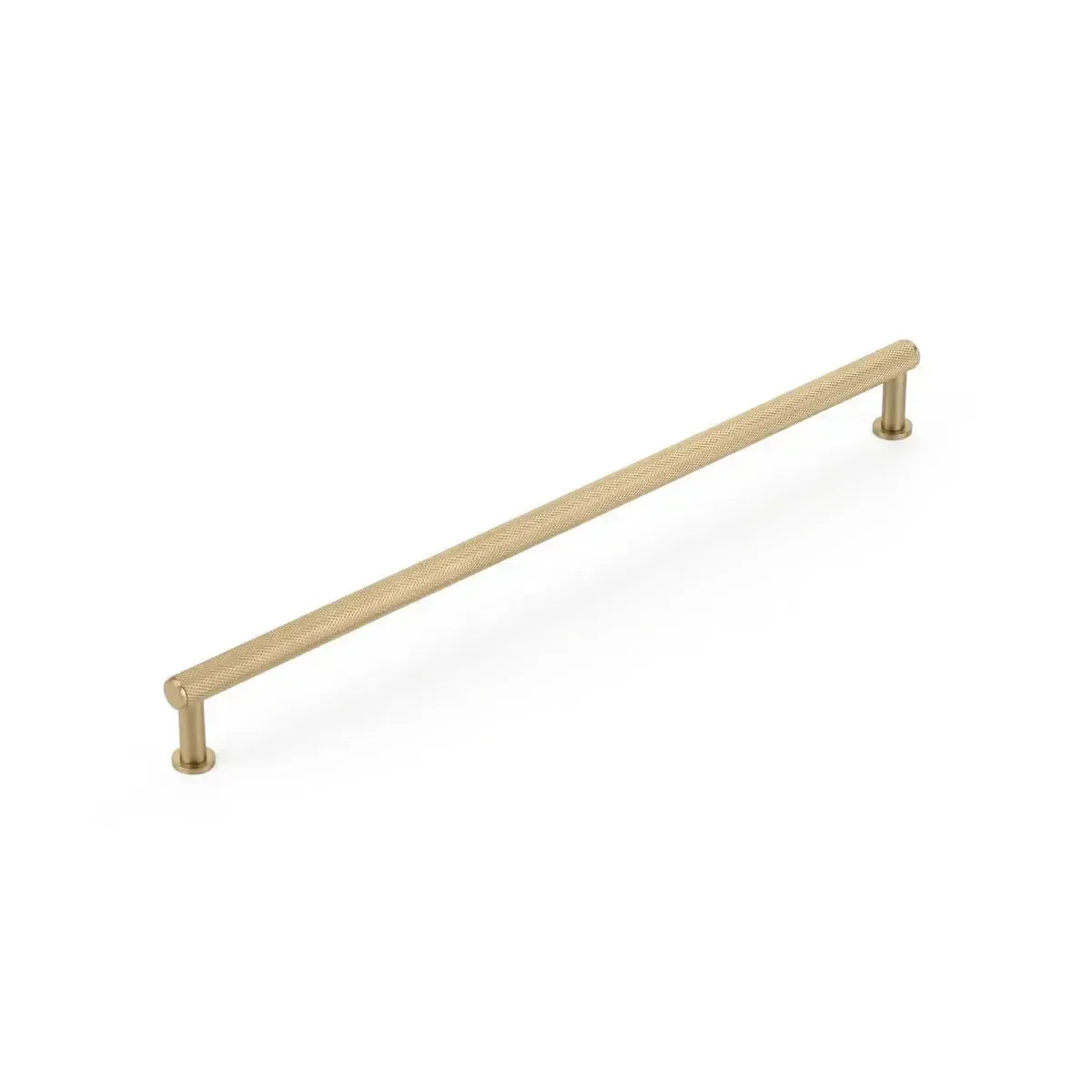 Pub House Knurled Cabinet Pull Signature Satin Brass