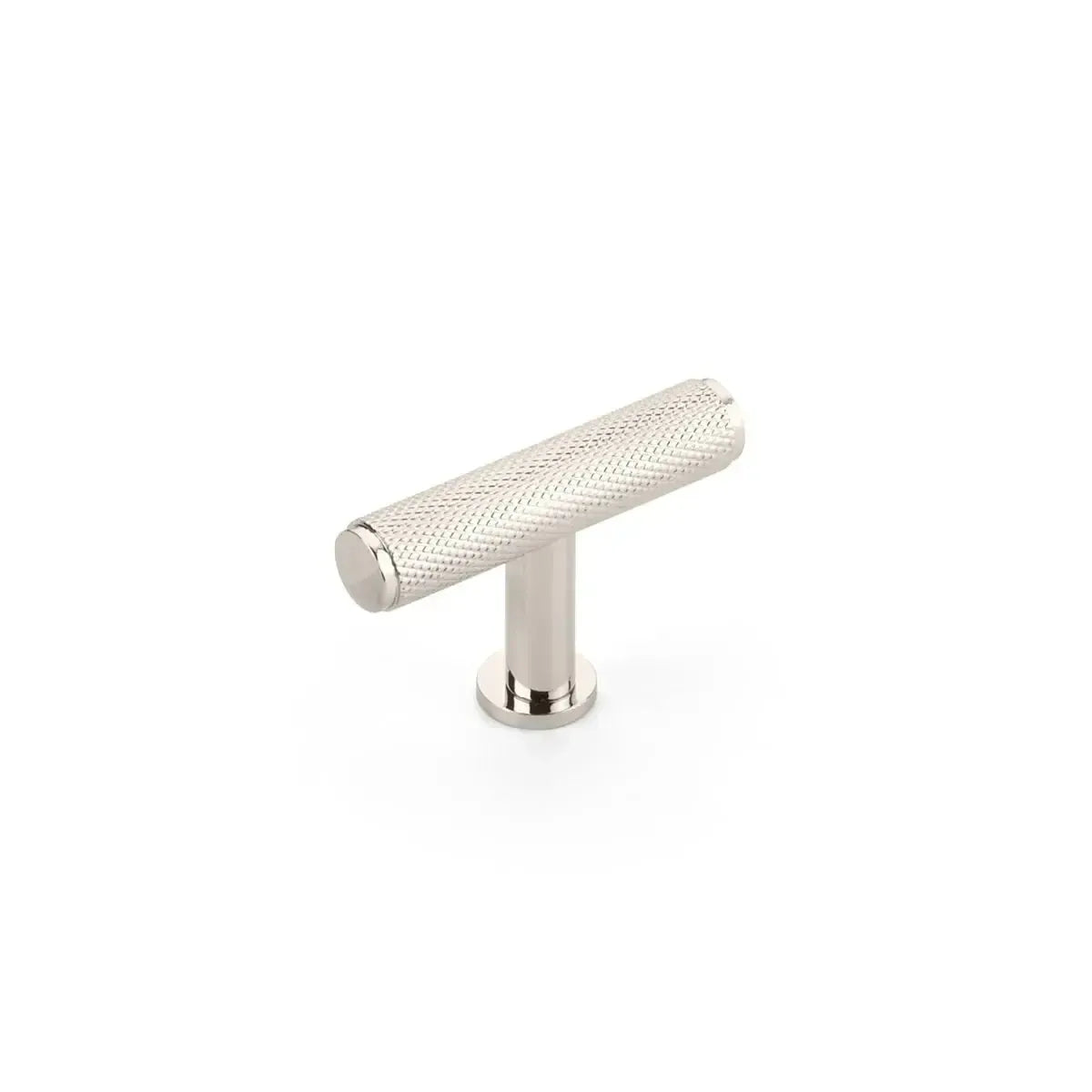 Pub House Knurled T-Knob Polished Nickel