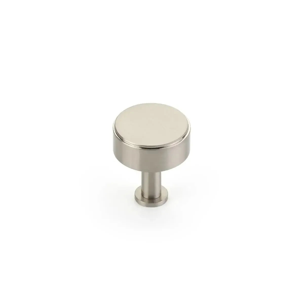 Pub House Smooth Round Cabinet Knob Brushed Nickel