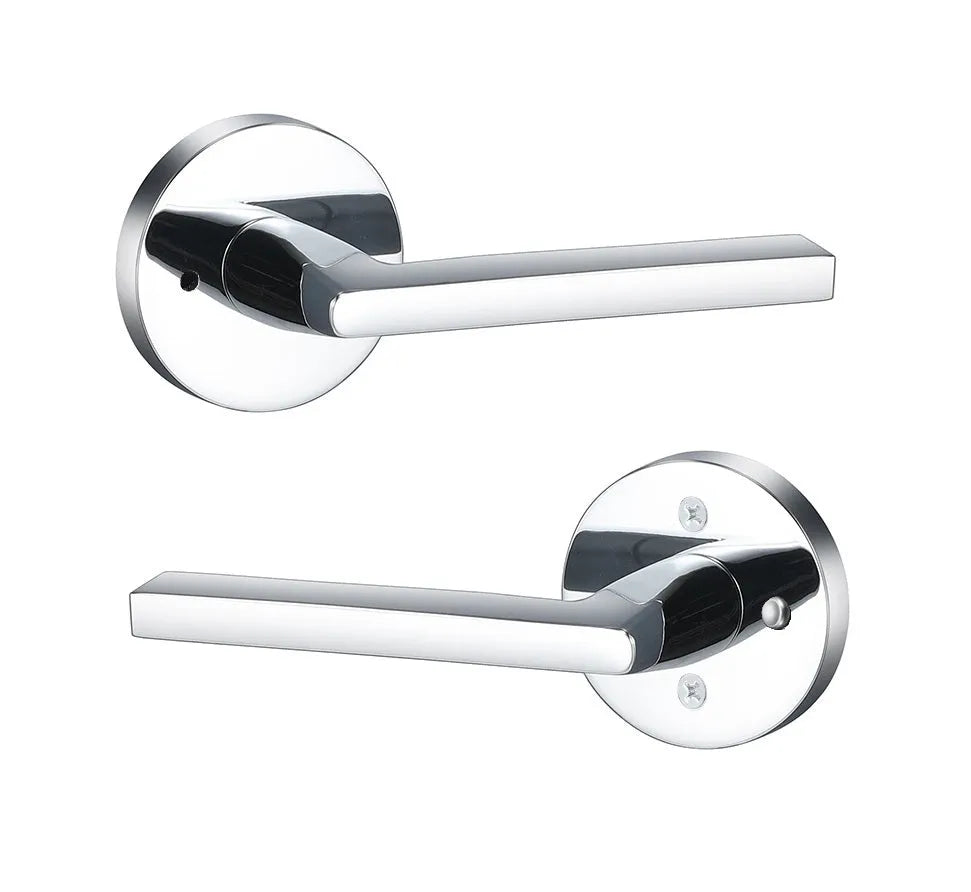 Ridgecrest Escala Lever with Round Rosette in Polished Chrome finish