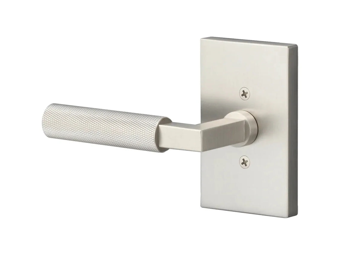 Ridgecrest Levanto Lever with Knurled Grip in Satin Nickel finish