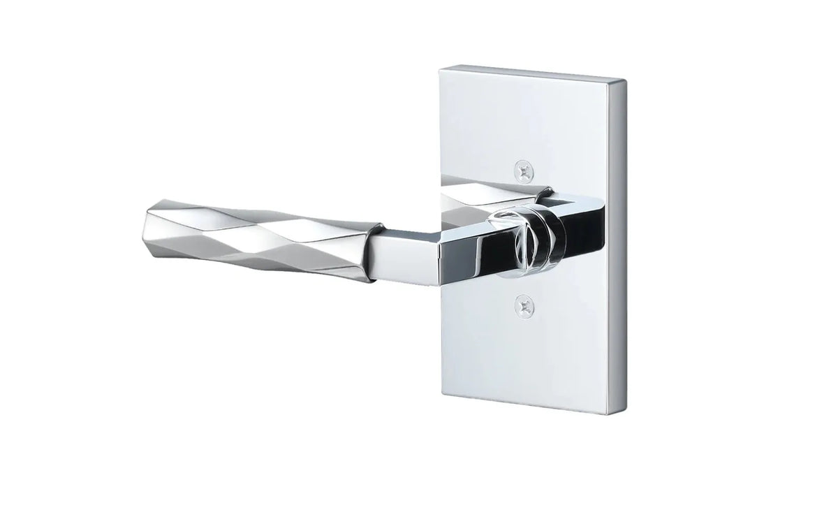 Ridgecrest Levanto Lever with Vertex Grip in Polished Chrome finish