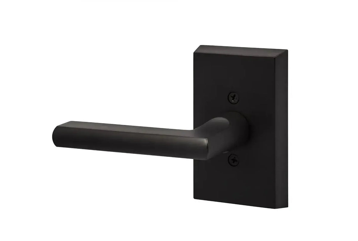 Ridgecrest Logan Lever in Flat Black finish