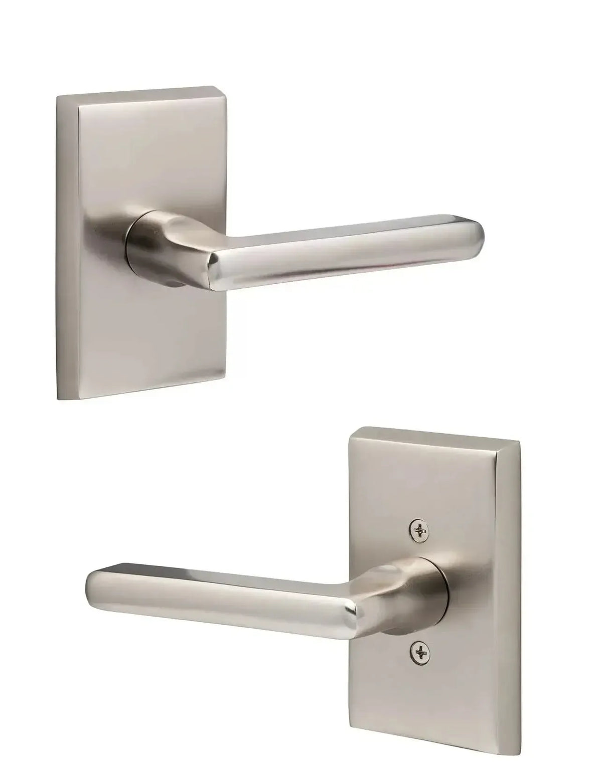 Ridgecrest Logan Lever in Satin Nickel finish