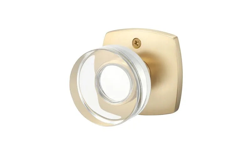 Ridgecrest Luna Knob in Satin Brass finish