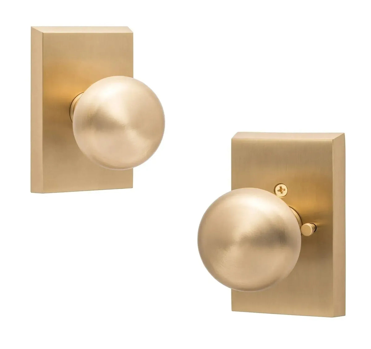 Ridgecrest Oakley Knob in Satin Brass finish