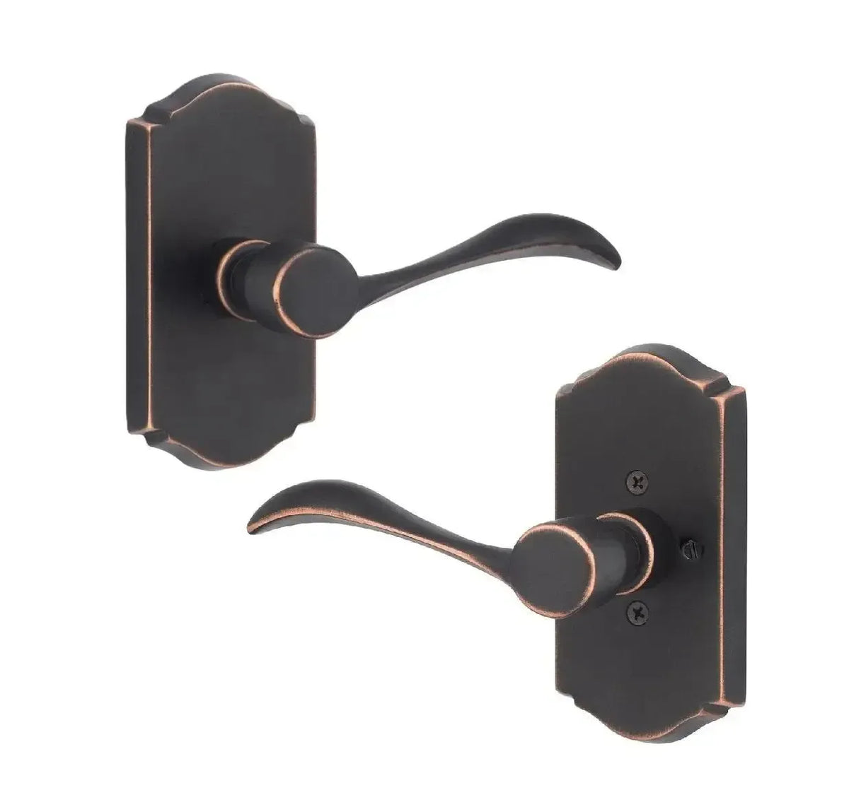 Ridgecrest Sandstone Lever in Vintage Bronze finish