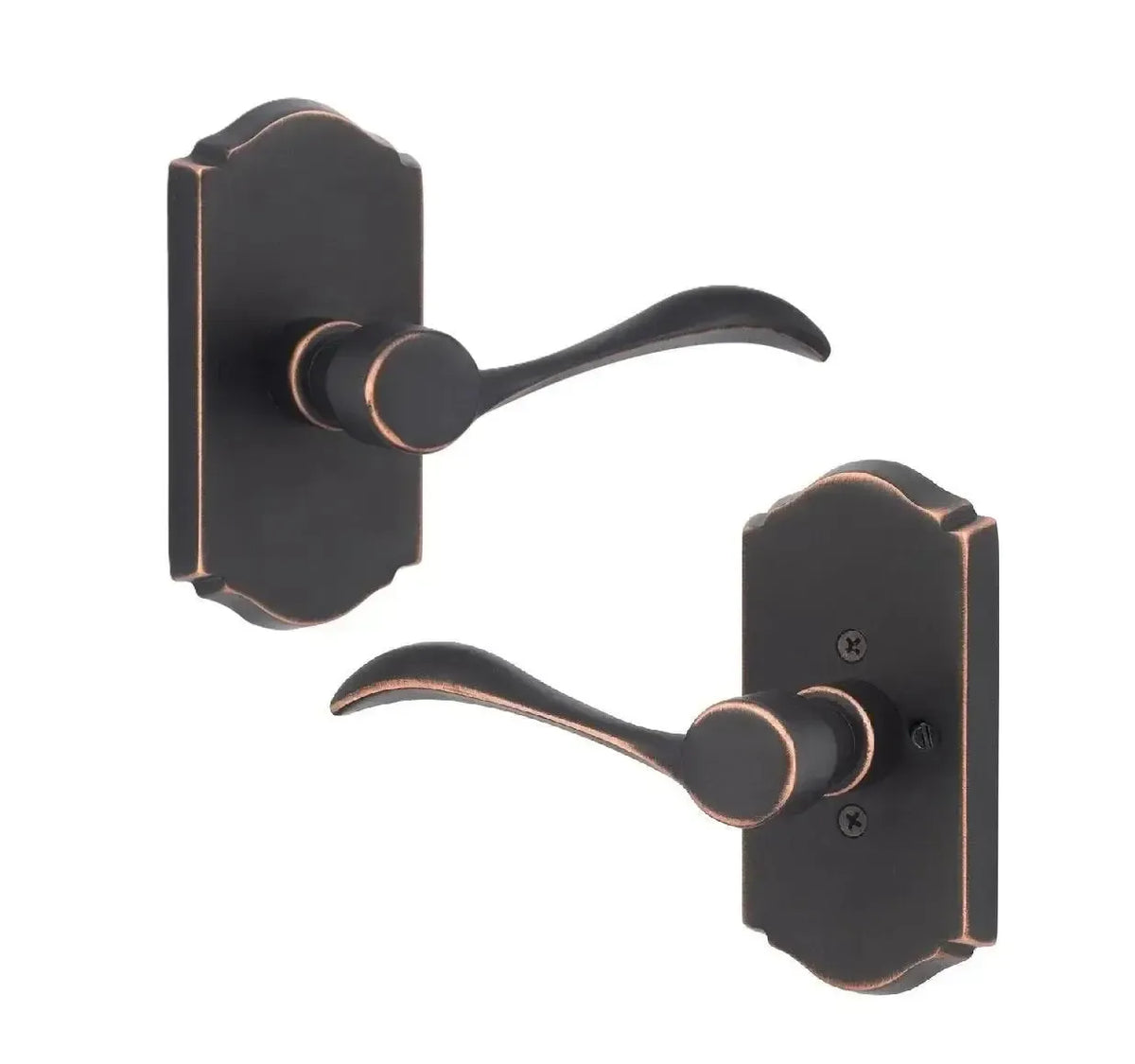 Ridgecrest Sandstone Lever in Vintage Bronze finish