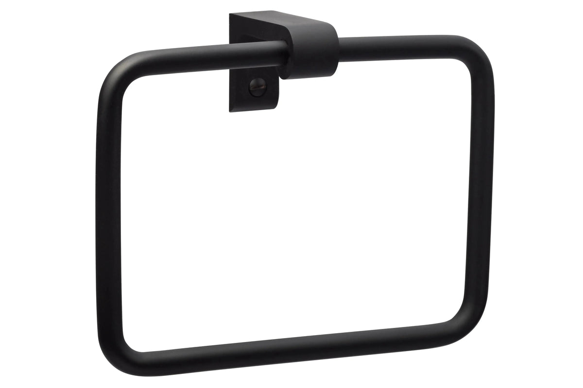Ridgecrest Sedona Towel Ring in Flat Black finish