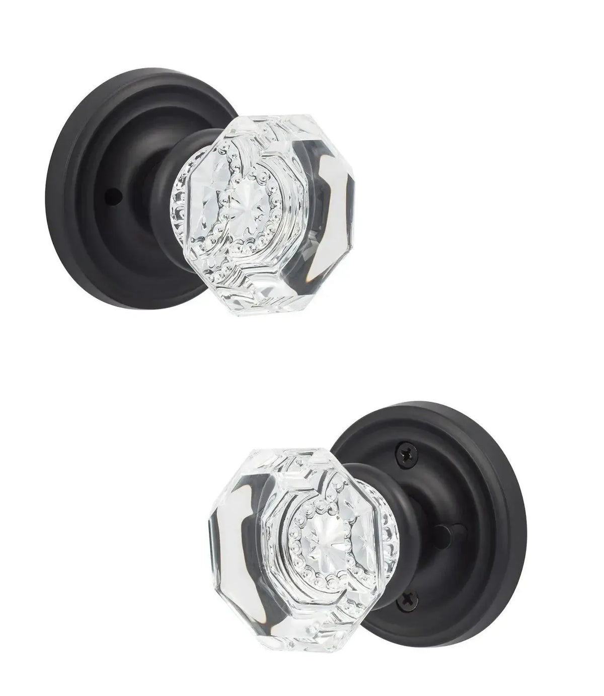 Ridgecrest Torrey Knob in Flat Black finish