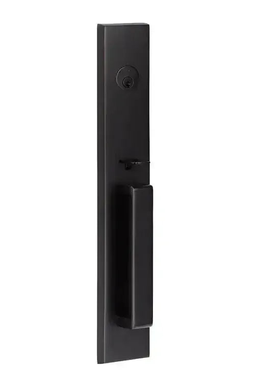 Ridgecrest Vail Handleset-Exterior Trim Only in Vintage Bronze finish