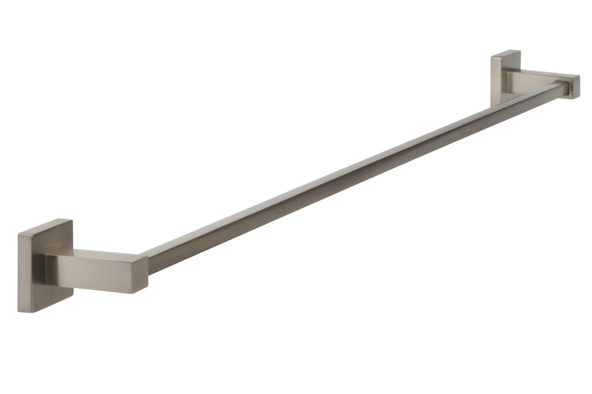 Ridgecrest Vlora Solid Brass 30" Towel Bar in Satin Nickel finish