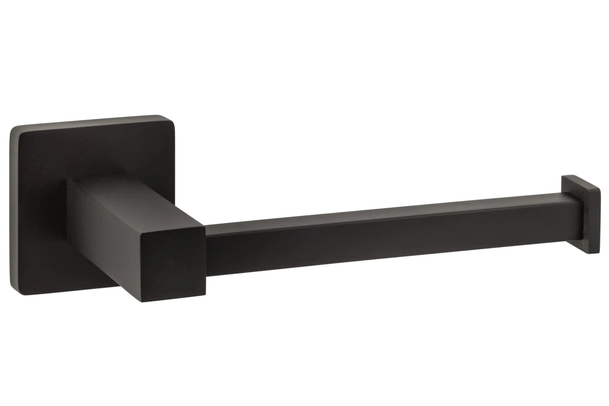 Ridgecrest Vlora Solid Brass Single Post Paper Holder in Flat Black finish