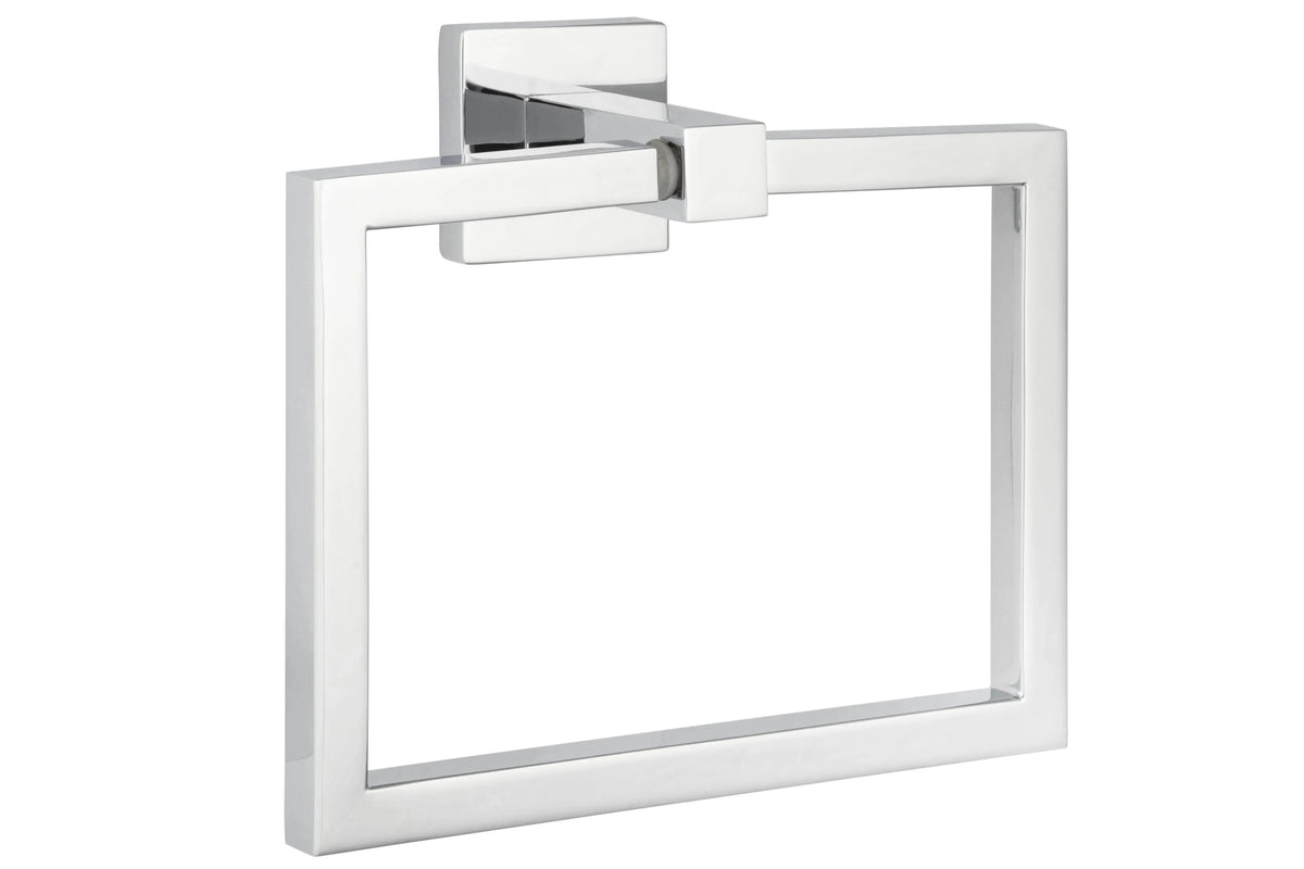 Ridgecrest Vlora Solid Brass Towel Ring in Polished Chrome finish