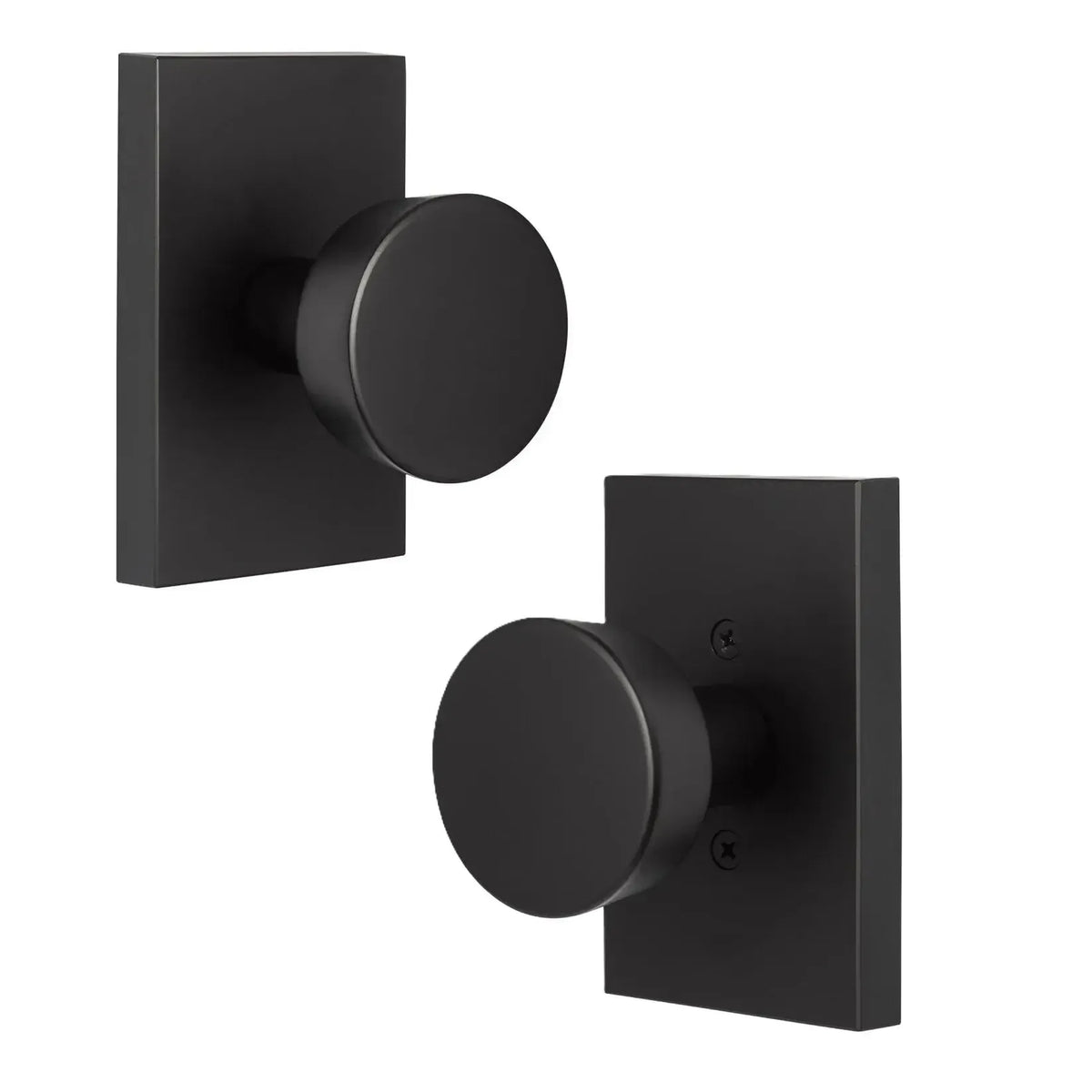 Ridgecrest Zermatt Knob in Flat Black finish