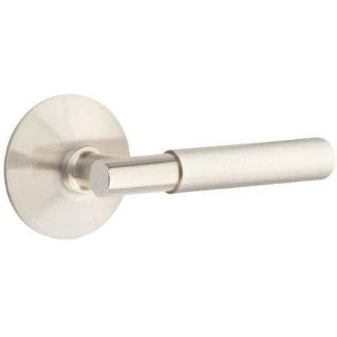 Emtek Myles Lever With Modern Rosette in Satin Nickel finish