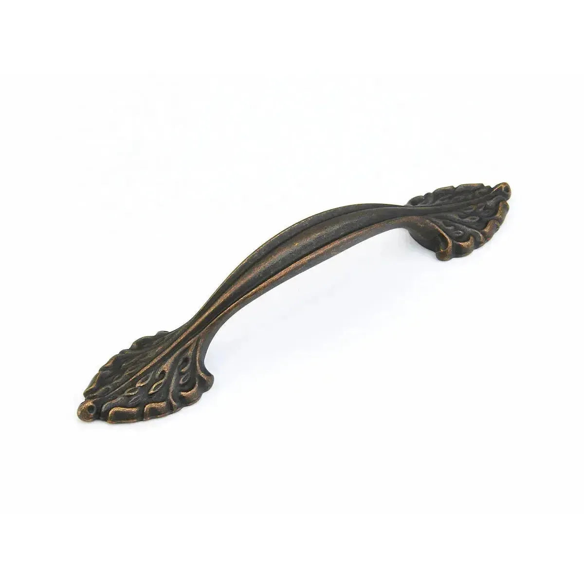The Schaub Corinthian Cabinet Pull in Ancient Bronze finish.