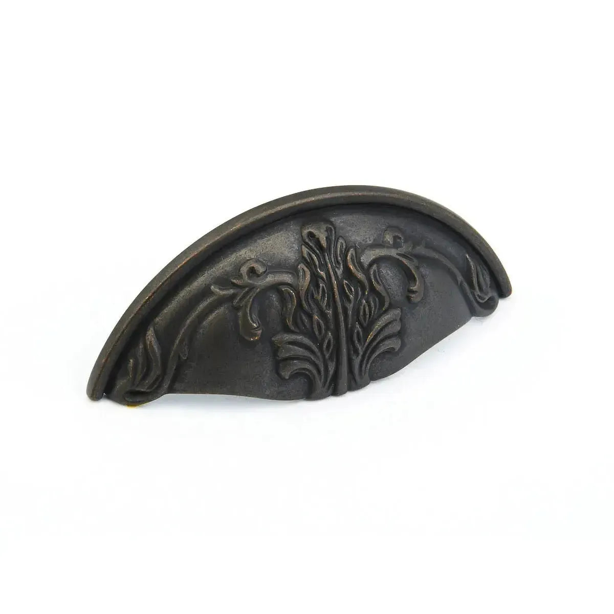 The Schaub Corinthian Cup Pull in Ancient Bronze finish.