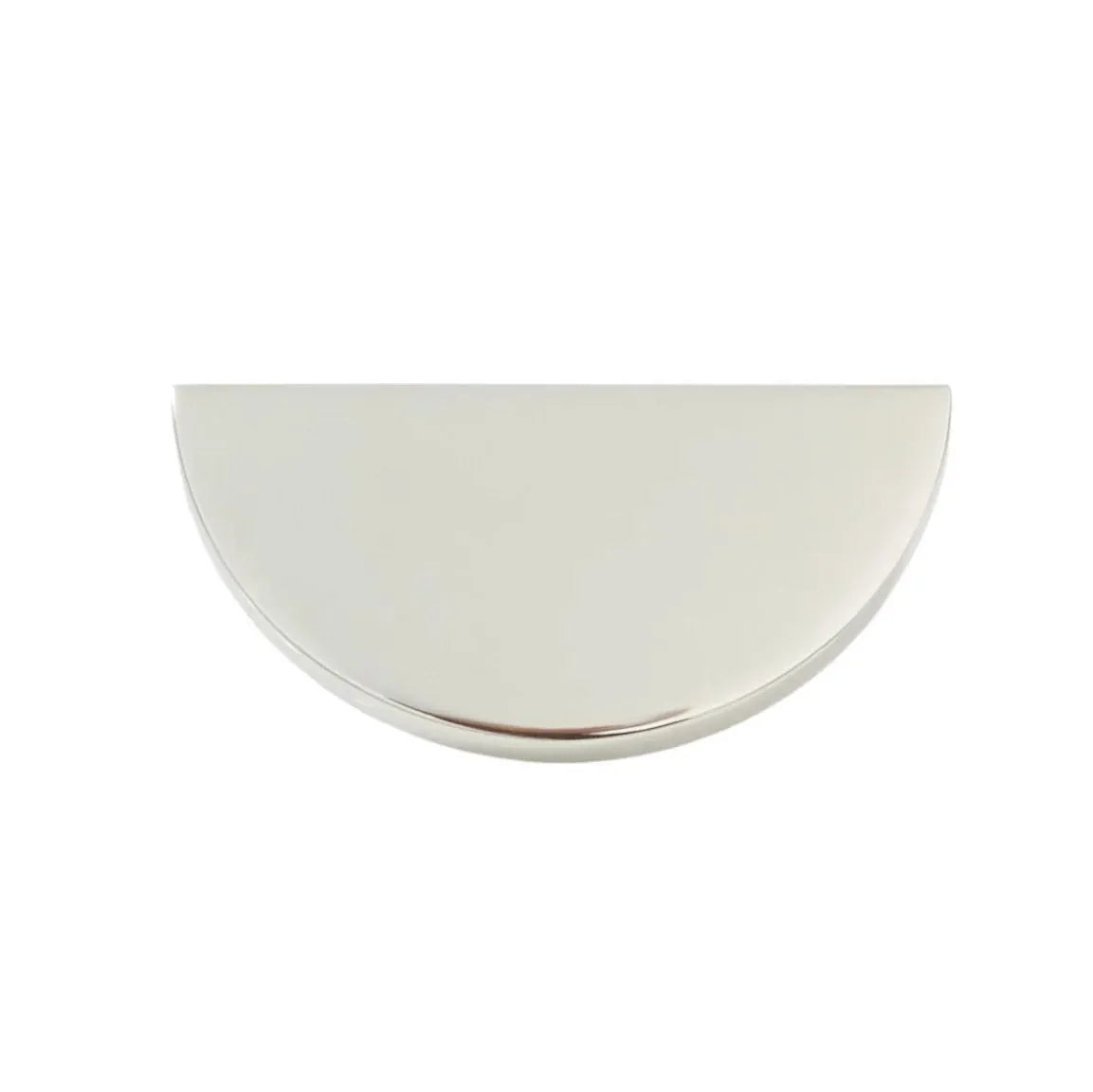 Schaub Arca Half Round Cabinet Knob in Lifetime Polished Nickel finish
