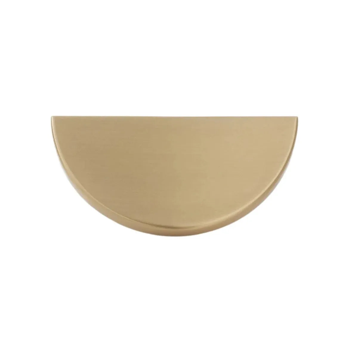 Schaub Arca Half Round Cabinet Knob in Satin Brass finish