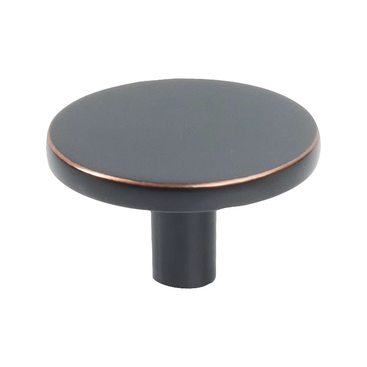 Schaub Arca Round Cabinet Knob in Oil Rubbed Bronze finish