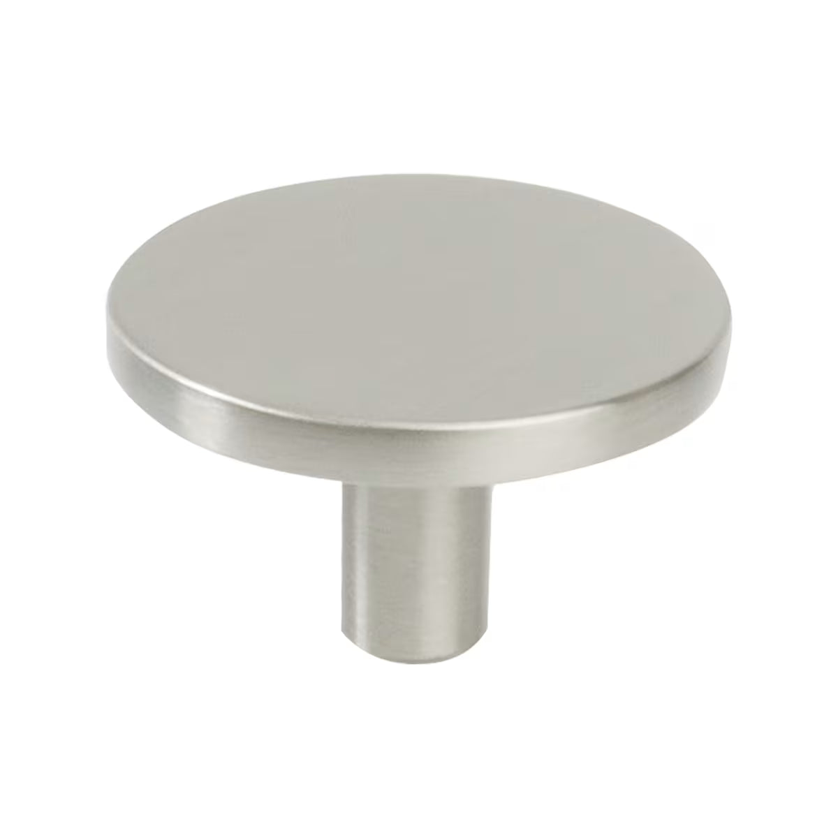 Schaub Arca Round Cabinet Knob in Satin Nickel finish