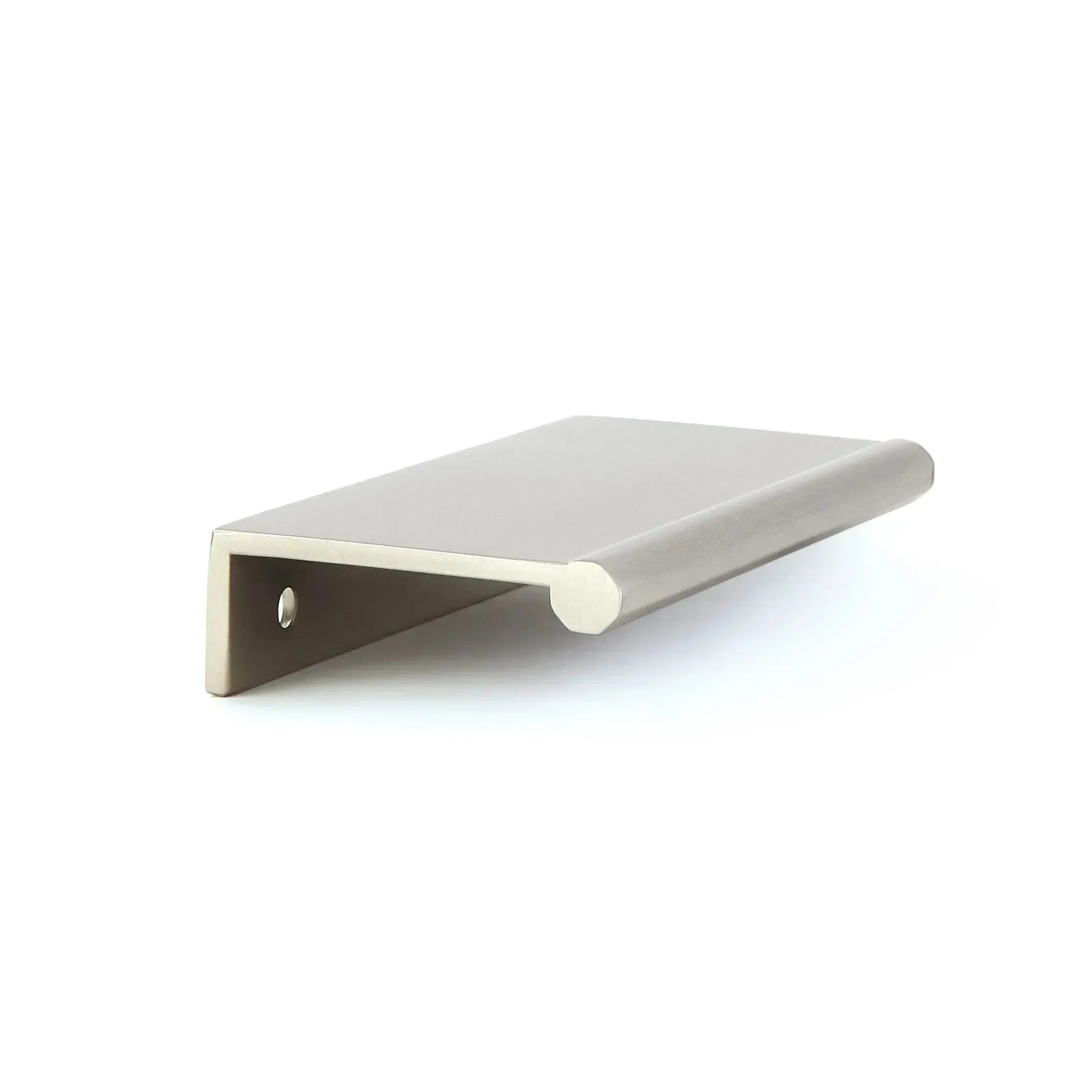 Schaub Baker Cabinet Edge Pull in Brushed Nickel finish