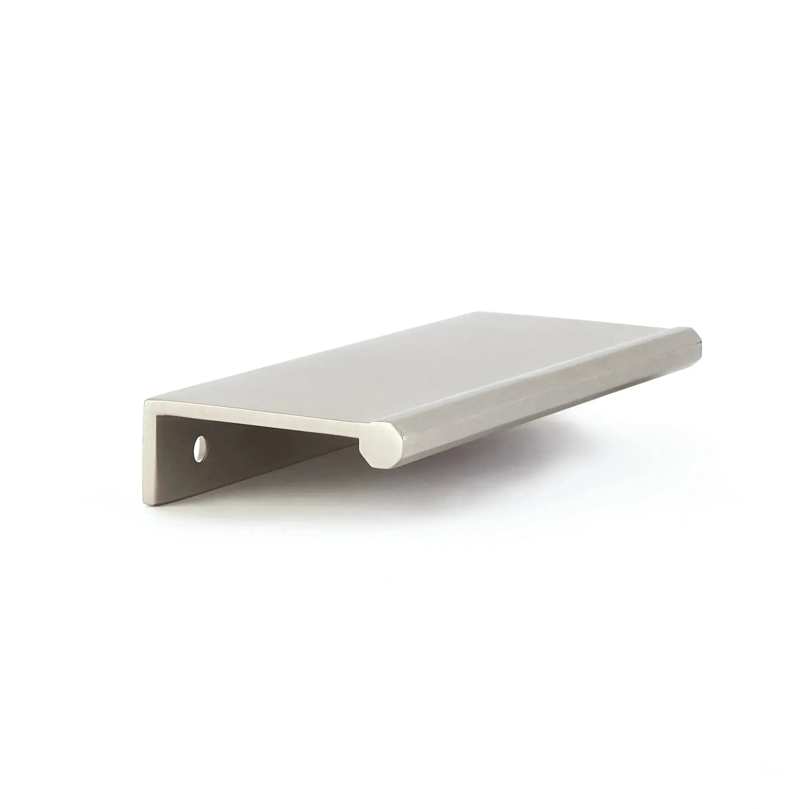 Schaub Baker Cabinet Edge Pull in Brushed Nickel finish