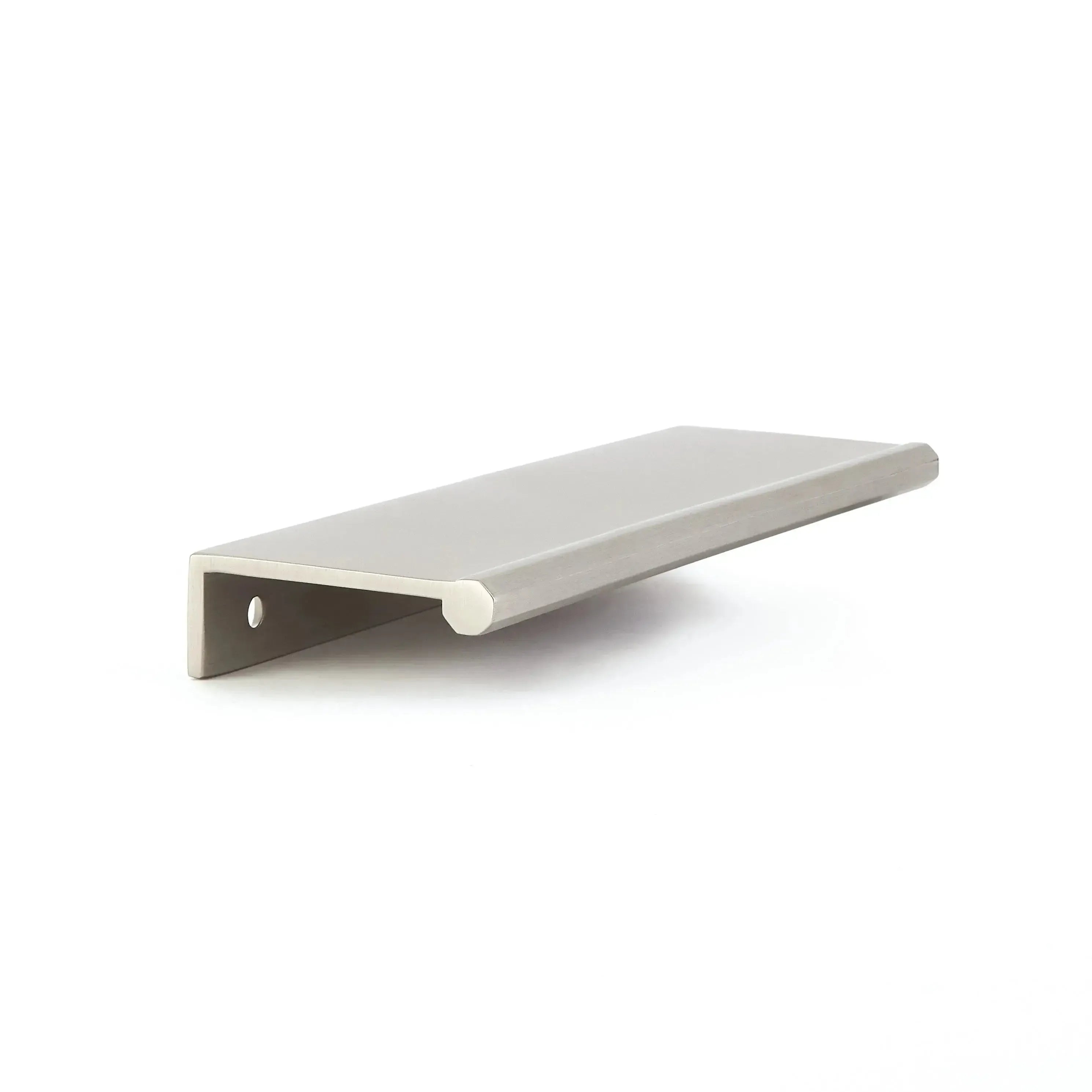 Schaub Baker Cabinet Edge Pull in Brushed Nickel finish