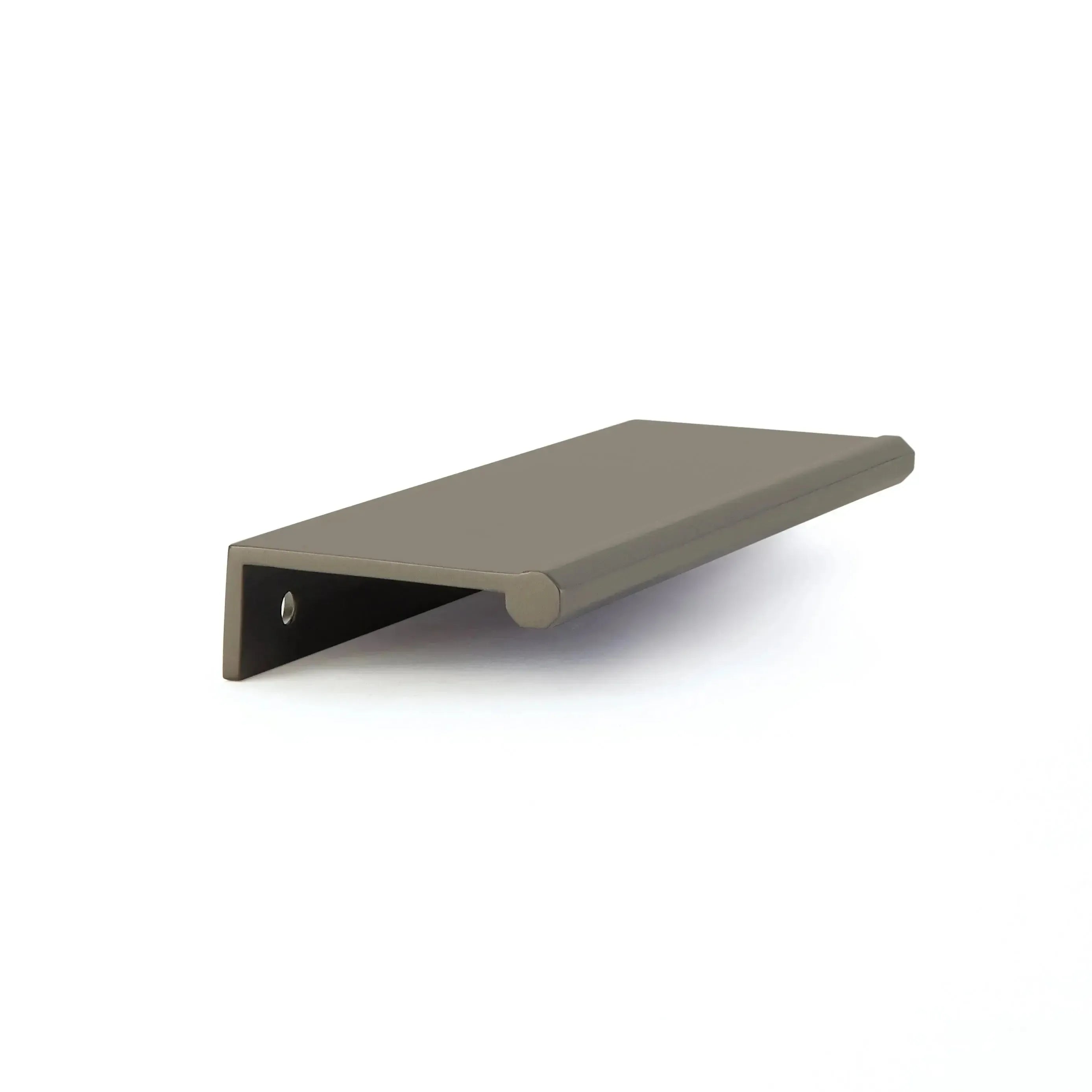 Schaub Baker Cabinet Edge Pull in Gun Metal finish