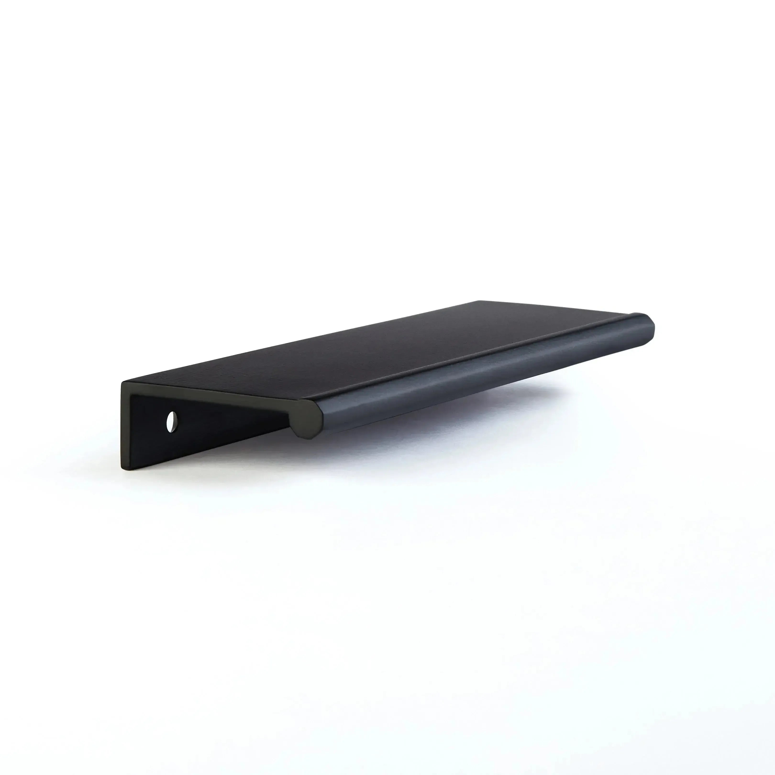Schaub Baker Cabinet Edge Pull in Matte Black finish